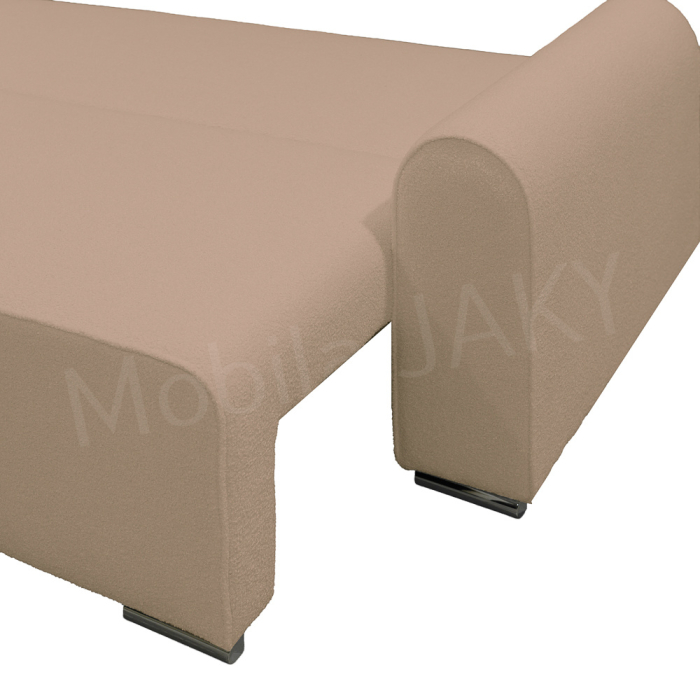 Canapea extensibila MELINA, 3 locuri, stofa boucle cappuccino 14, cu lada de depozitare, dimensiunea 244x100x80 cm [7]