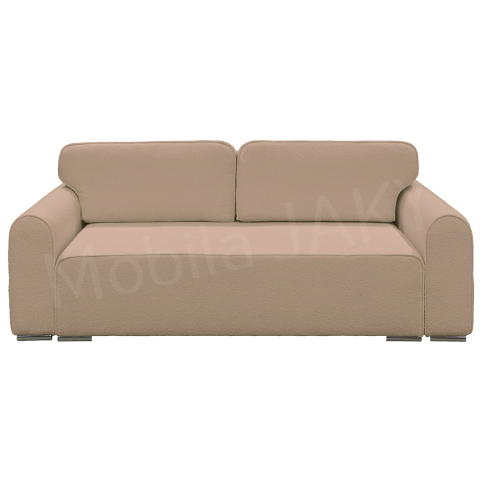 Canapea extensibila MELINA, 3 locuri, stofa boucle cappuccino 14, cu lada de depozitare, dimensiunea 244x100x80 cm [2]