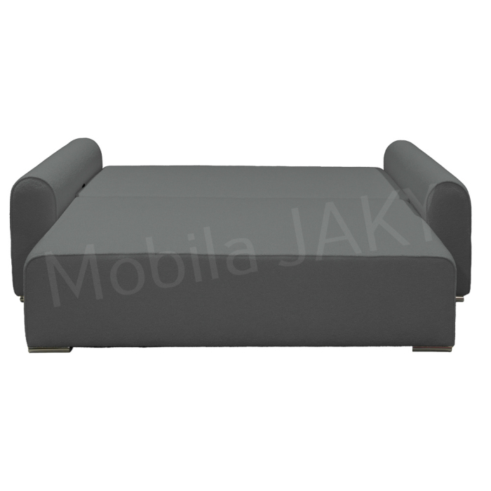 Canapea extensibila MELINA, 3 locuri, stofa boucle gri inchis 92, cu lada de depozitare, dimensiunea 244x100x80 cm [6]