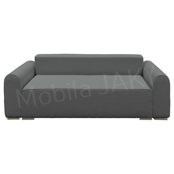 Canapea extensibila MELINA, 3 locuri, stofa boucle gri inchis 92, cu lada de depozitare, dimensiunea 244x100x80 cm [4]