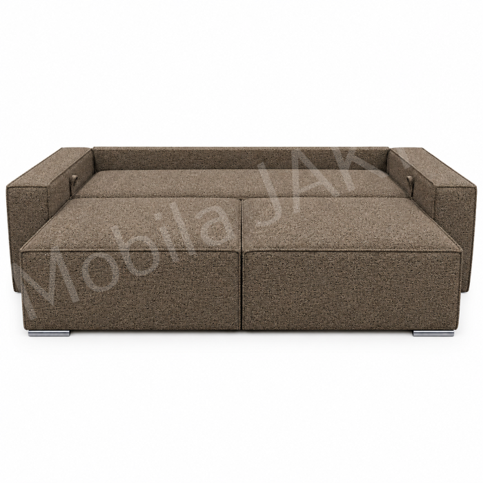 Canapea RIVA , stofa cappuccino inchis P22, extensibila, cu lada de depozitare 230x100x82 [4]