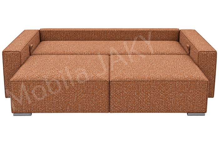 Canapea RIVA , stofa caramiziu P52, extensibila, cu lada de depozitare 230x100x82 [4]