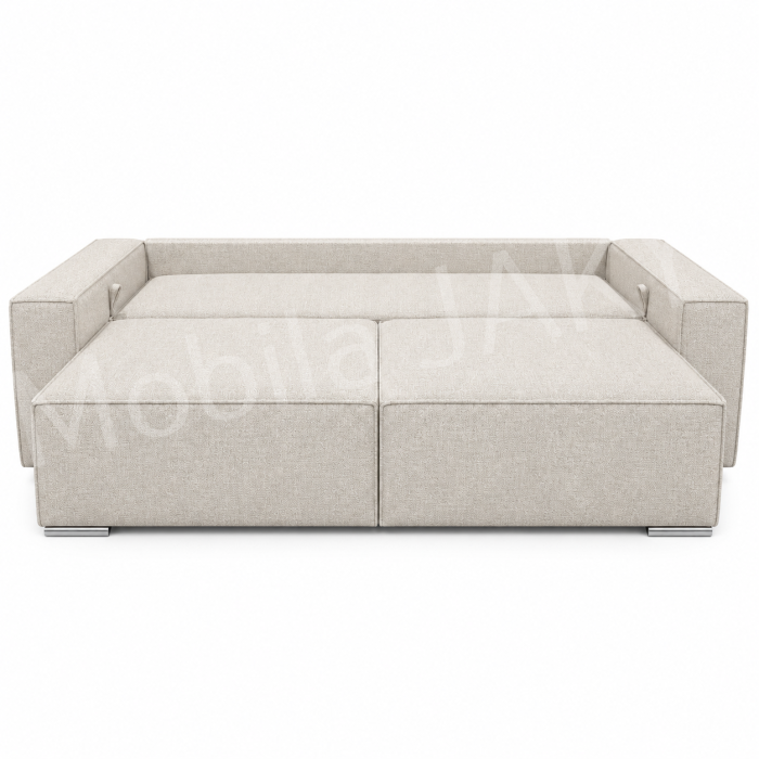 Canapea RIVA , stofa crem P04, extensibila, cu lada de depozitare 230x100x82 [4]