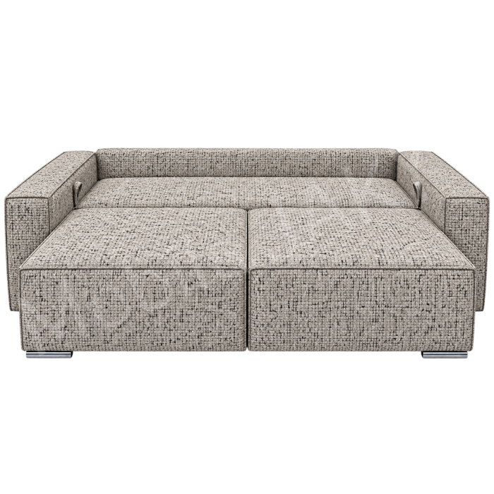 Canapea RIVA , stofa bej nisipiu P16, extensibila, cu lada de depozitare 230x100x82 [4]