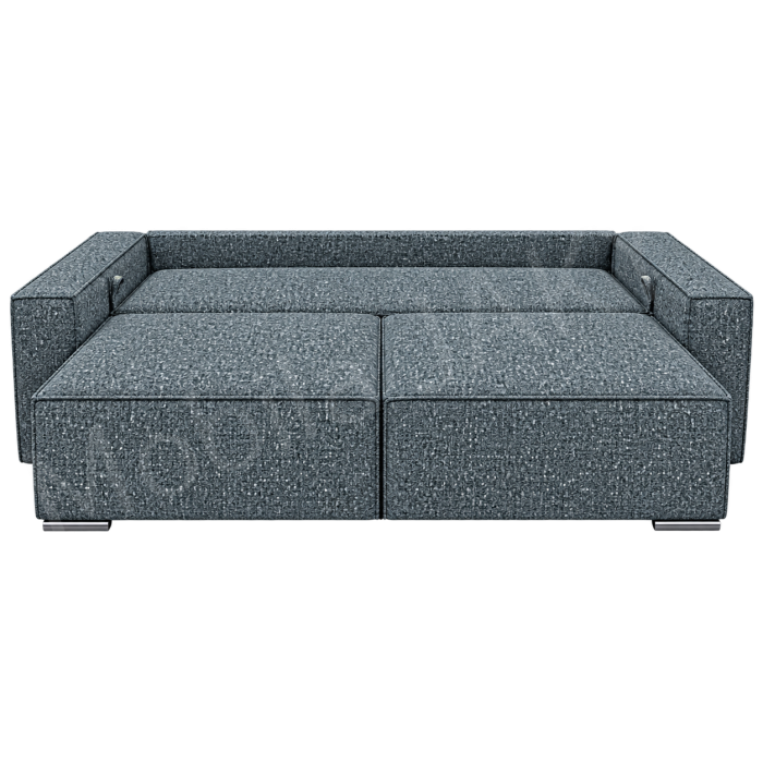 Canapea RIVA , stofa gri petrol P94, extensibila, cu lada de depozitare 230x100x82 [4]