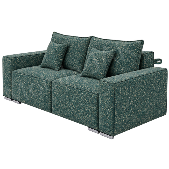 Canapea RIVA , stofa verde P35, extensibila, cu lada de depozitare 230x100x82 [2]