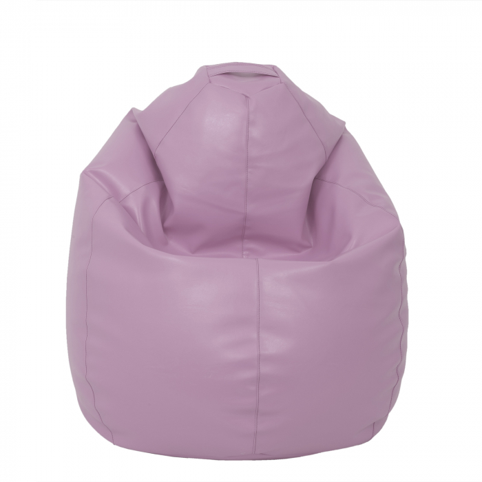 Mara - fotoliu puff - imitatie piele - mov [2]