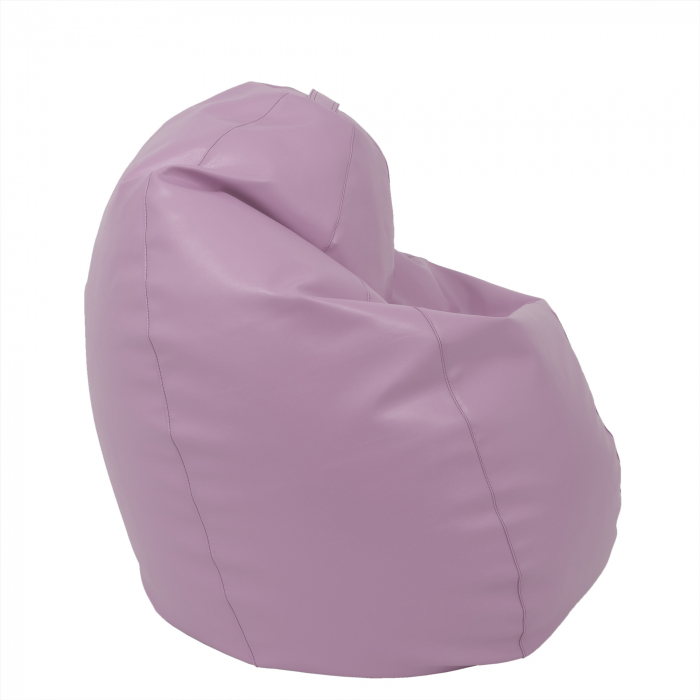 Mara - fotoliu puff - imitatie piele - mov [3]