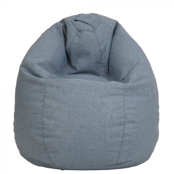 Mara - fotoliu puff - stofa G - bleu 22 [1]