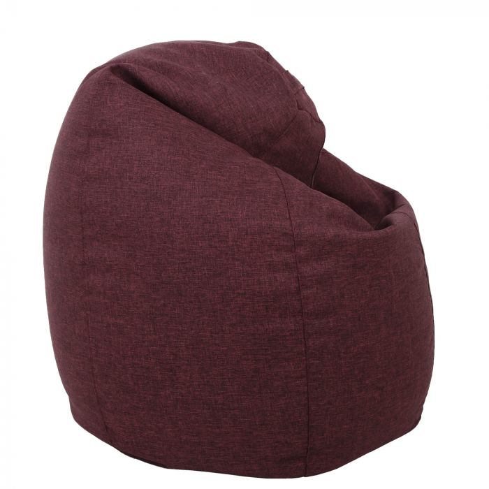 Mara - fotoliu puff - stofa S - bordo 78 [3]