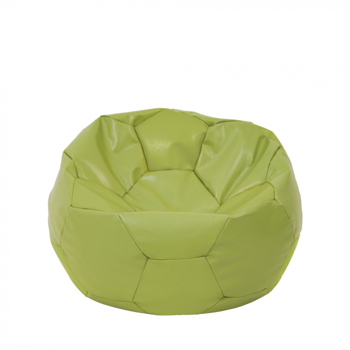 Mondo Ball - fotoliu puf - imitatie piele - verde [1]
