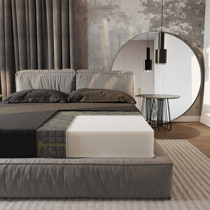 Saltea GREEN SPORT GELADI 180 cm * 200 cm * 20 cm, structura cu poliuretanica, fermitate moale, husa detasabila [4]
