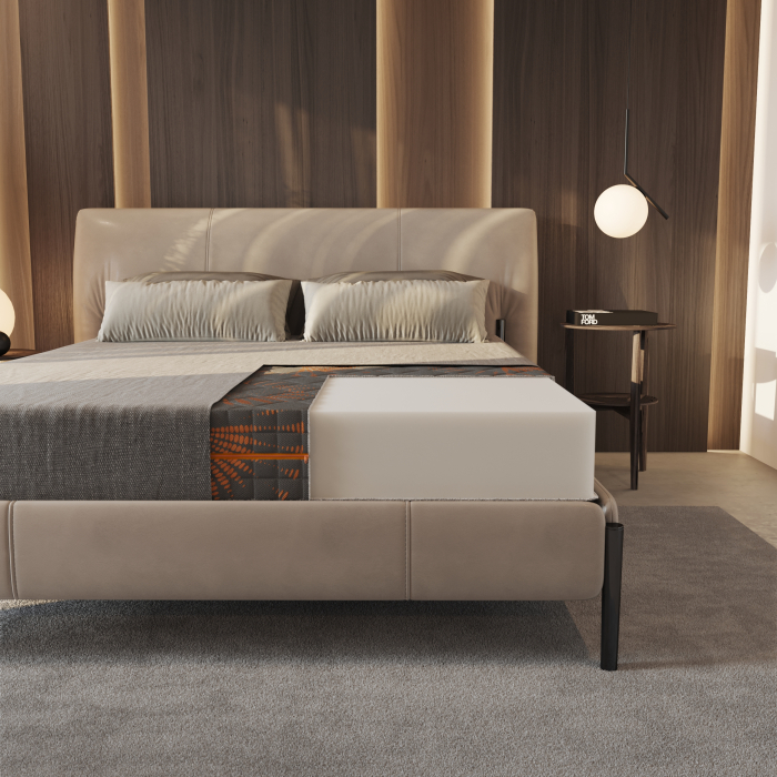 Saltea ORANGE SPORT GELADI 160 cm * 190 cm * 20 cm, structura cu poliuretanica, fermitate moale, husa detasabila [4]