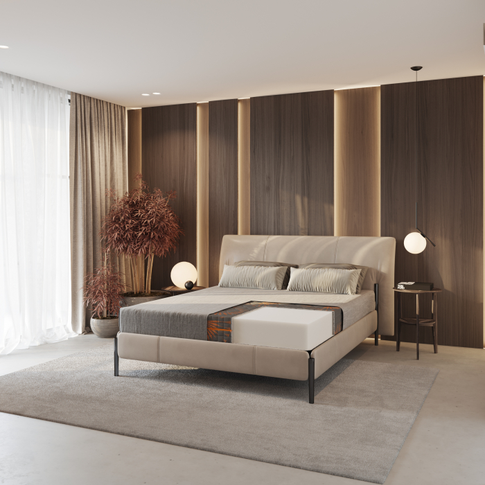 Saltea ORANGE SPORT GELADI 90 cm * 200 cm * 20 cm, structura cu poliuretanica, fermitate moale, husa detasabila [3]