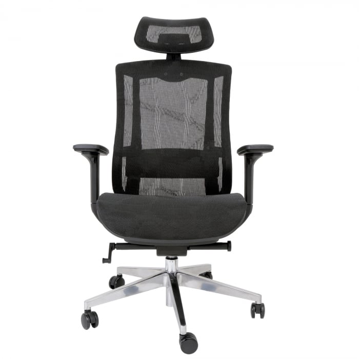 Scaun full mesh Lyon Lux - negru/negru [2]