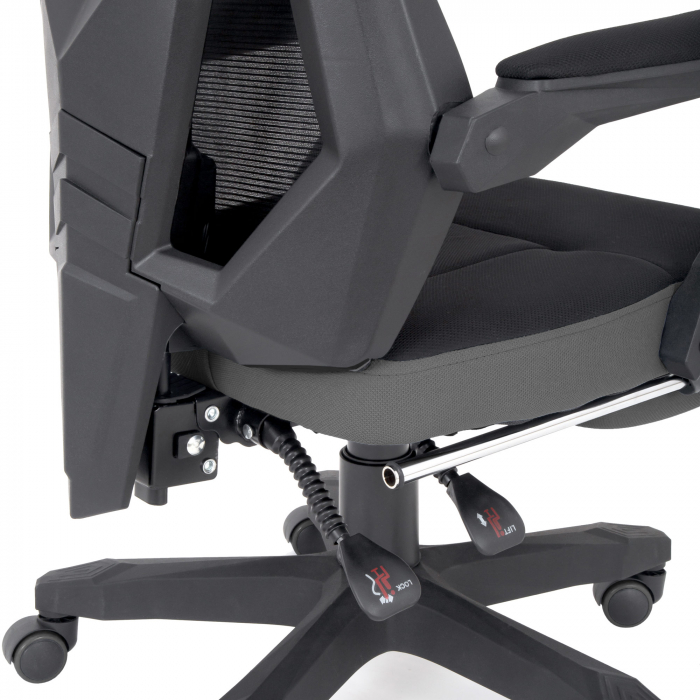 Scaun gaming Florenta - negru/gri [6]