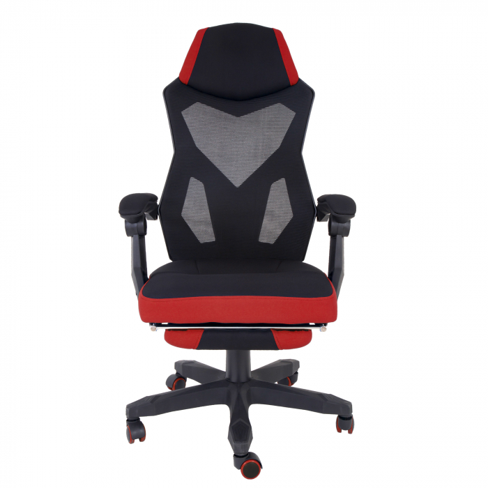 Scaun gaming Florenta - negru/rosu [2]
