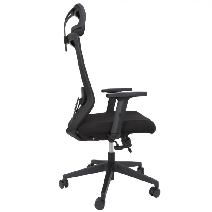 Scaun mesh Nice H - negru/negru [4]