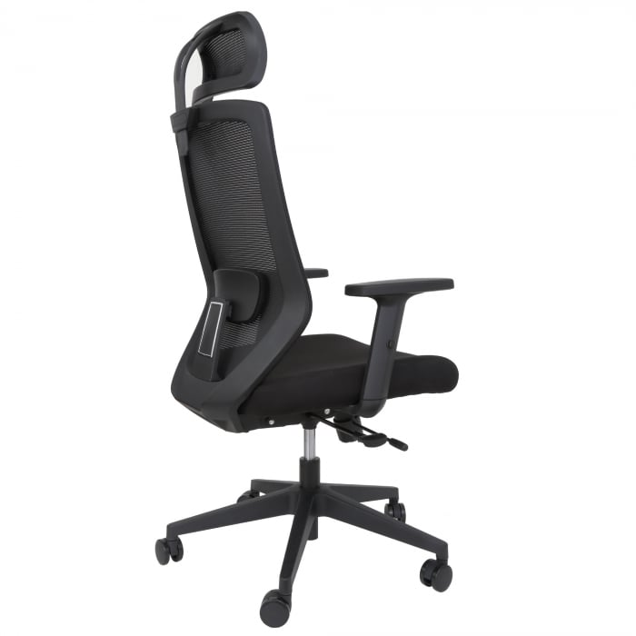 Scaun mesh Nice H - negru/negru [5]