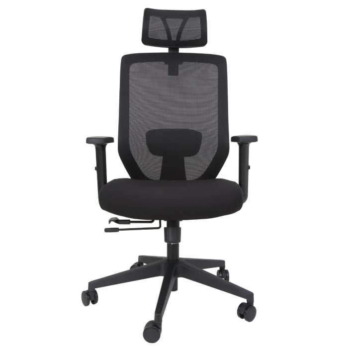Scaun mesh Nice H - negru/negru [2]