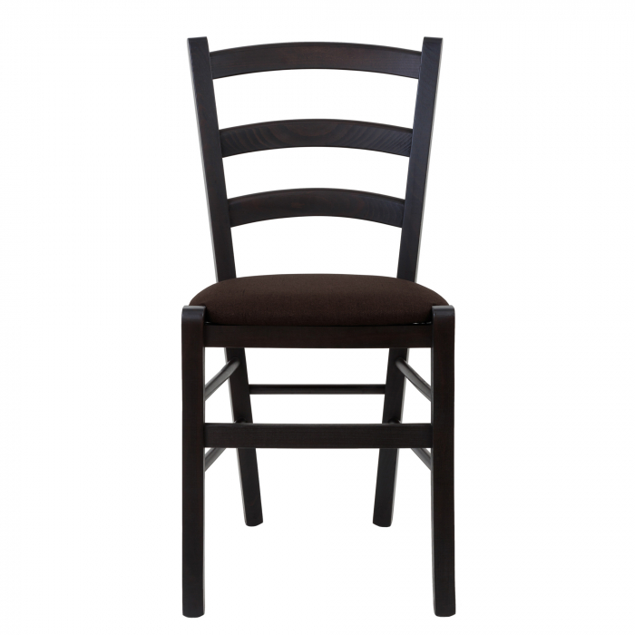 Scaun Paesana, cadru fag, culoare wenge, material stofa G08 maro [2]