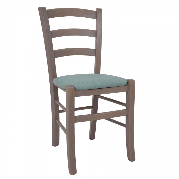 Scaun Paesana, cadru fag, culoare gri, material stofa G20 verde [1]
