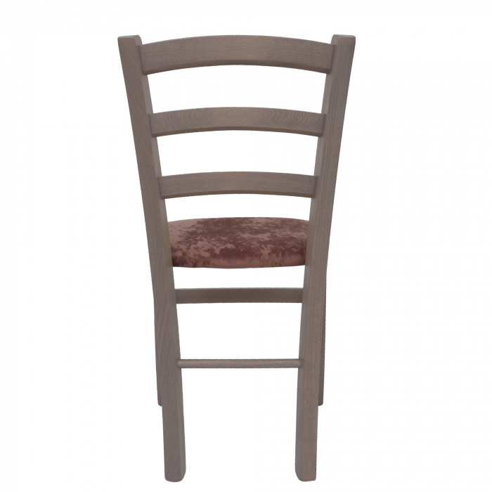 Scaun Paesana, cadru fag, culoare gri, material stofa E45 roz [4]