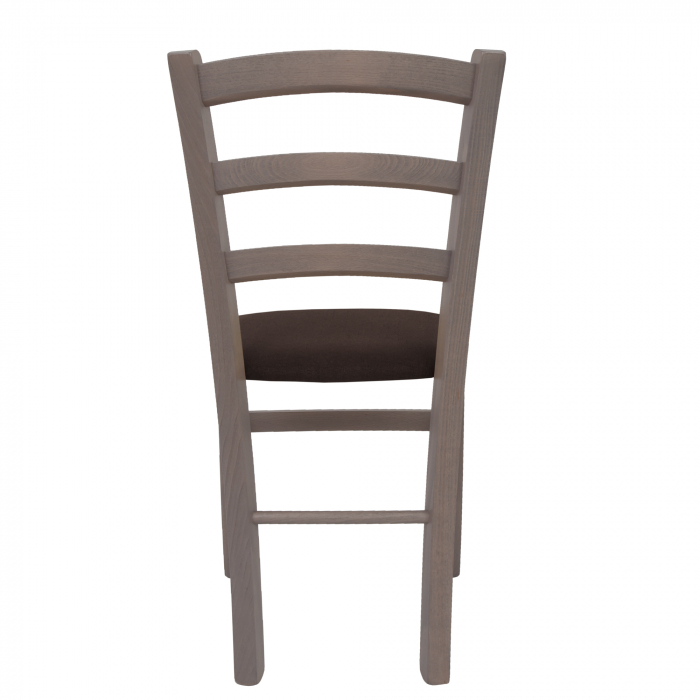 Scaun Paesana, cadru fag, culoare gri, material stofa G08 maro [4]