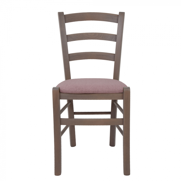 Scaun Paesana, cadru fag, culoare gri, material stofa G24 roz [2]