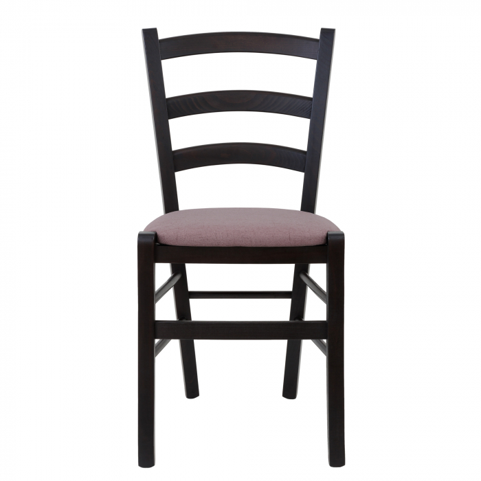 Scaun Paesana, cadru fag, culoare wenge, material stofa G24 roz [2]