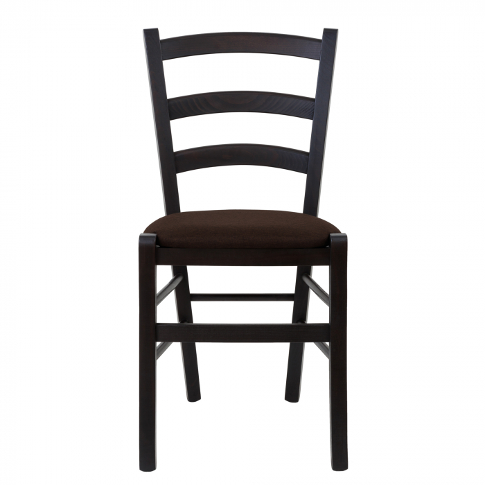 Scaun Paesana, cadru fag, culoare wenge, material stofa S16 maro [2]