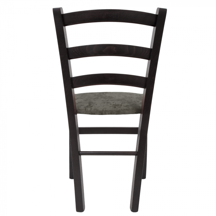 Scaun Paesana, cadru fag, culoare wenge, material stofa E30 gri [4]