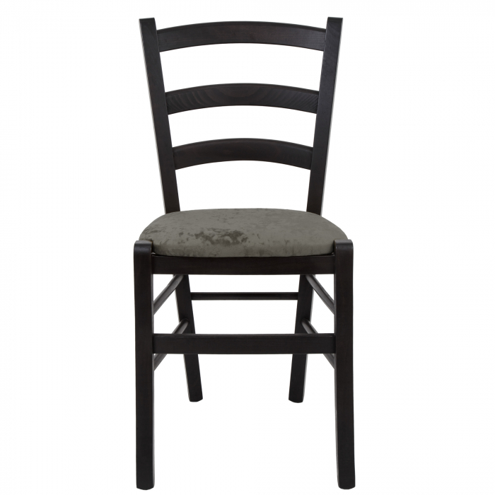 Scaun Paesana, cadru fag, culoare wenge, material stofa E30 gri [2]