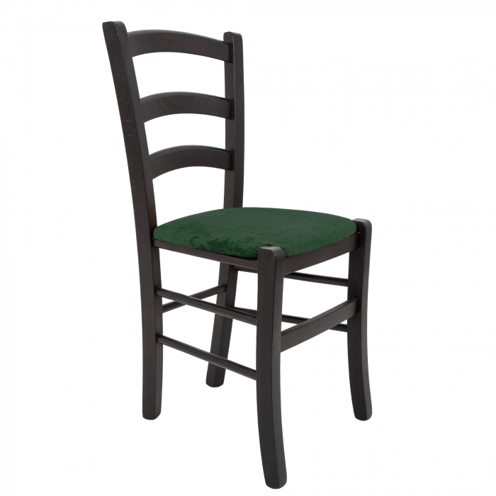 Scaun Paesana, cadru fag, culoare wenge, material stofa E57 verde [5]