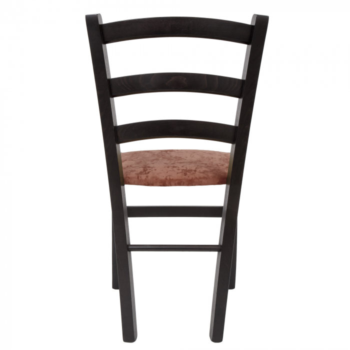 Scaun Paesana, cadru fag, culoare wenge, material stofa E45 roz [4]