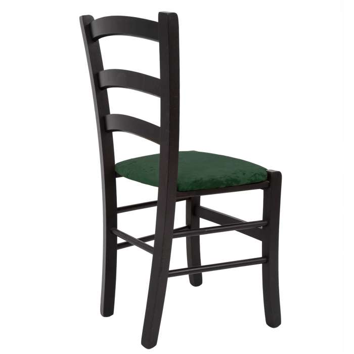 Scaun Paesana, cadru fag, culoare wenge, material stofa E57 verde [3]