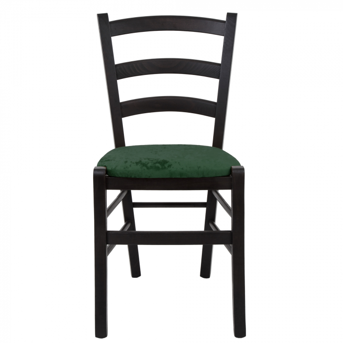 Scaun Paesana, cadru fag, culoare wenge, material stofa E57 verde [2]
