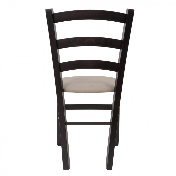 Scaun Paesana, cadru fag, culoare wenge, material stofa K8 crem [4]