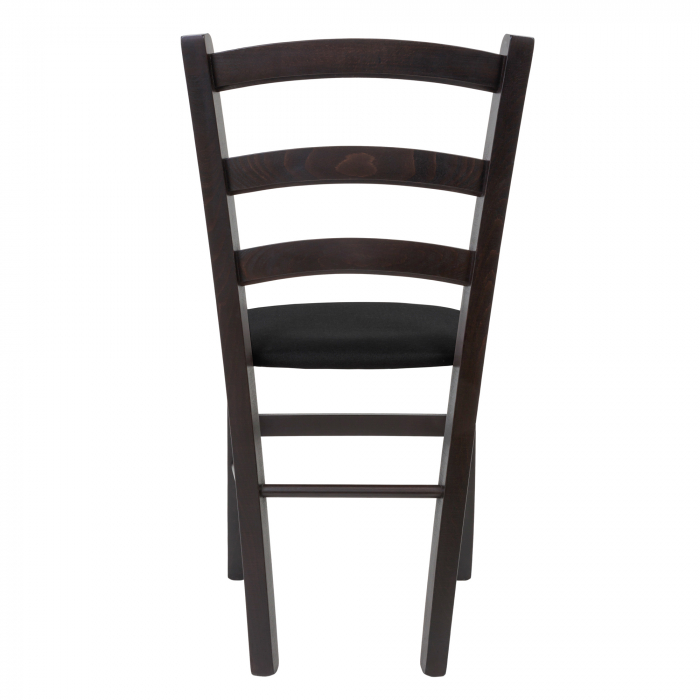 Scaun Paesana, cadru fag, culoare wenge, material stofa S14 negru [4]
