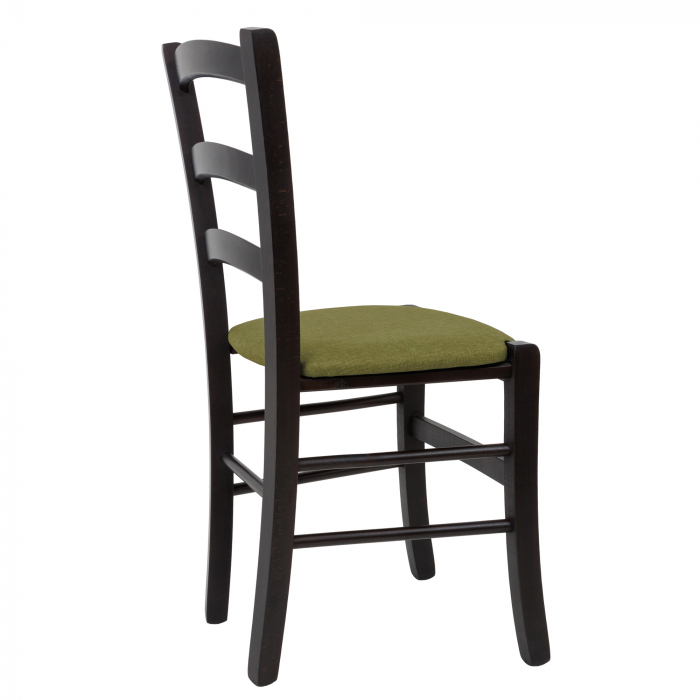 Scaun Paesana, cadru fag, culoare wenge, material stofa S22 verde [3]