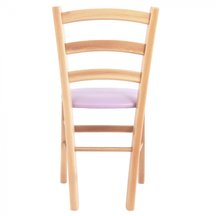Scaun Paesana, cadru fag, material piele ecologica mov [4]