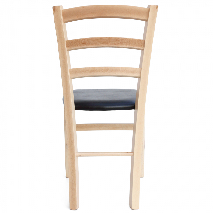 Scaun Paesana, cadru fag, material piele ecologica negru [4]