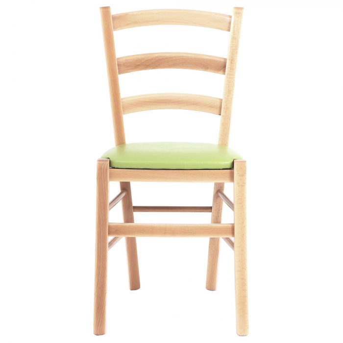 Scaun Paesana, cadru fag, material piele ecologica verde [5]