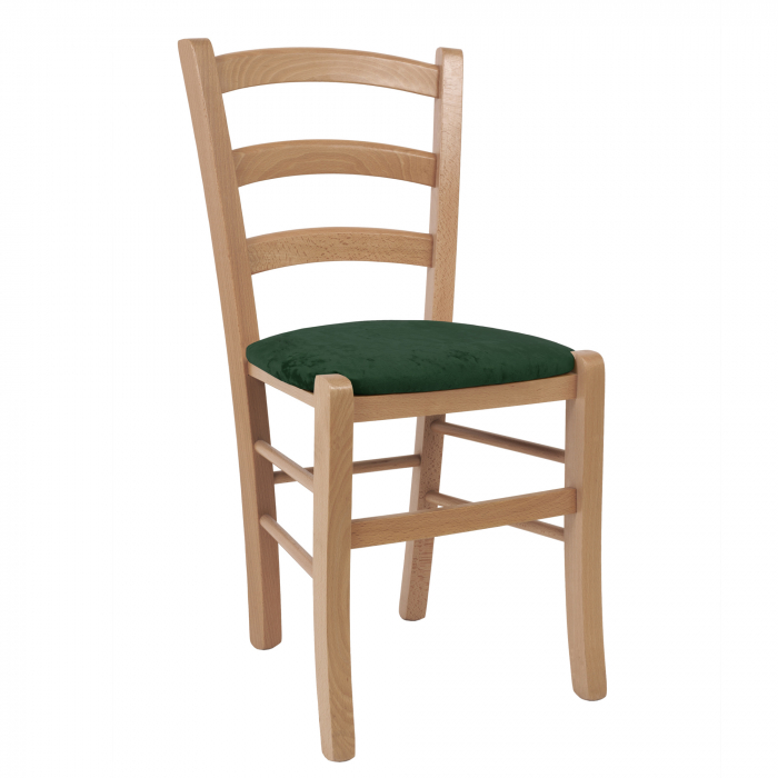 Scaun Paesana, cadru fag, material stofa E57 verde [1]