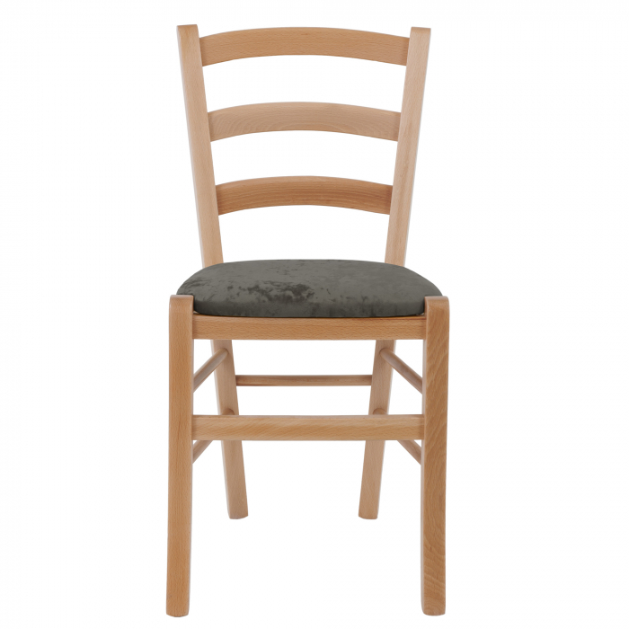 Scaun Paesana, cadru fag, material stofa E30 gri [2]