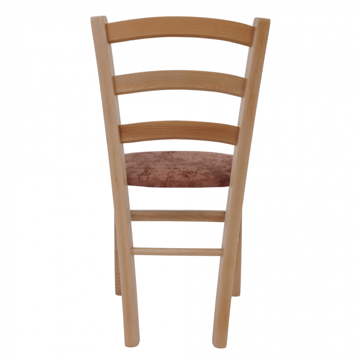 Scaun Paesana, cadru fag, material stofa E45 roz [4]