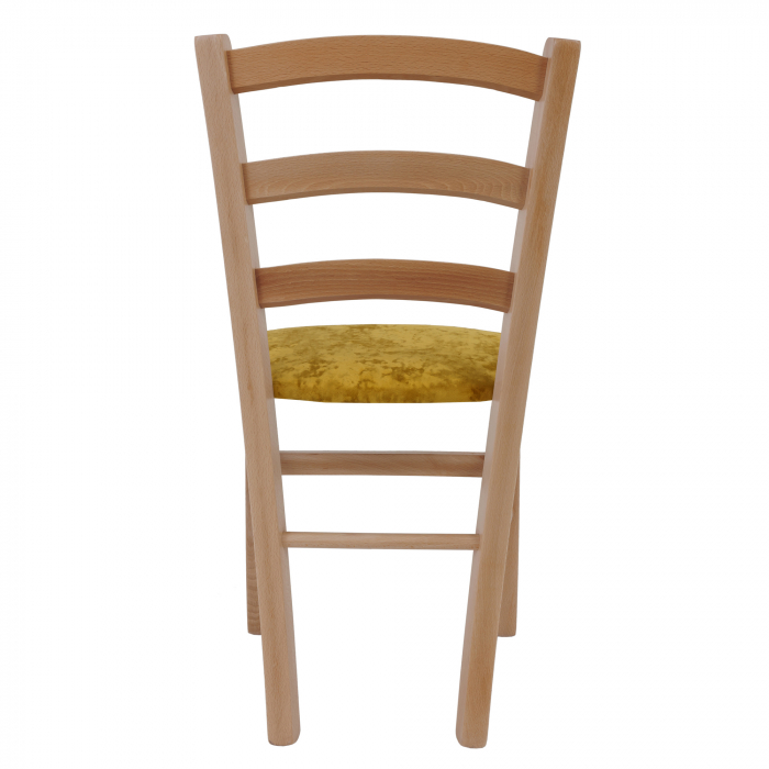 Scaun Paesana, cadru fag, material stofa E51 galben [4]