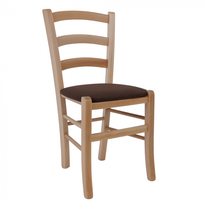 Scaun Paesana, cadru fag, material stofa G08 maro [1]