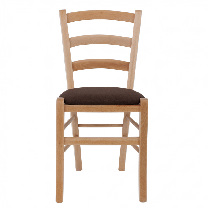 Scaun Paesana, cadru fag, material stofa G08 maro [2]