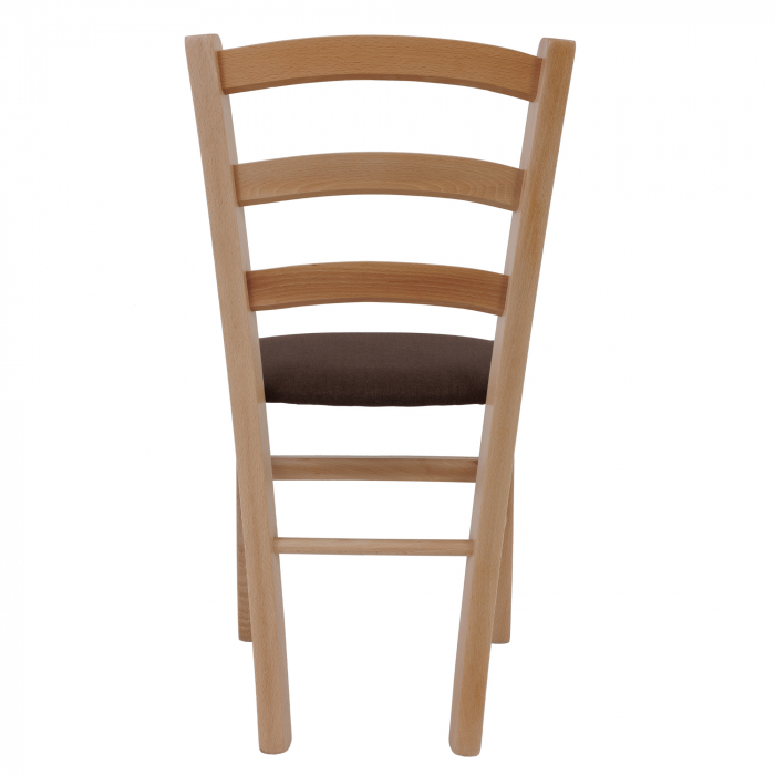 Scaun Paesana, cadru fag, material stofa G08 maro [4]